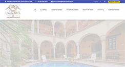 Desktop Screenshot of hotelcasantica.com
